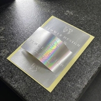 Étiquettes adhésives en vinyle brillant, personnalisées, holographiques, résistantes à la chaleur, imperméables, à forte adhérence, durables, écologiques