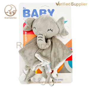 Fornitura di fabbrica all'ingrosso punto imbottito acquisto di peluche animale coperta di sicurezza per bambini amore coperta morbida per bambini giocattoli comfort per bambini - Product Image 2