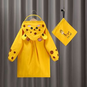 Poncho imperméable dinosaure mignon pour garçons et filles, sac à dos XL, équipement de pluie pour la maternelle et l'école primaire - Product Image 2
