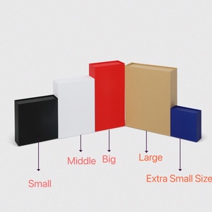 定制豪华书形硬纸包装盒磁性礼品盒不同颜色有货 - Product Image 2