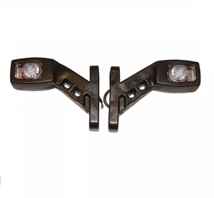 E-mark 12V 24V 2pcs tri-màu vị trí đèn đỏ trắng giải phóng mặt bằng phác thảo bên cao su đánh dấu đèn cho Trailer xe tải máy kéo - Product Image 4