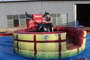 Venta al por mayor CE certificado eléctrico Rodeo Bull comercial inflable Bull Ride Machine para adultos inflable mecánico Bull - Product Image 5