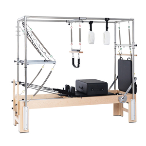 Neuer Trend Pilates Eichenholz Reformer Cadillac Übungsgeräte Pilates Reformer Betten Klappbar - Product Image 1