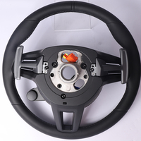 Volant en cuir complet Porsche 992 pour Panamera Cayenne Macan 718 911 Taycan 996 997 991 Remplacement d'éléments intérieurs de voiture