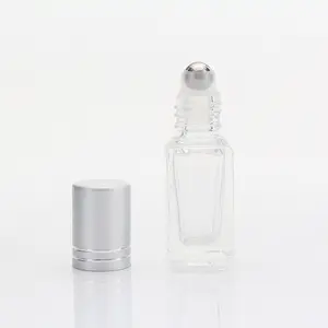 Oppo — Mini bouteille en verre de 3 Ml, transparent, à enrouler, pour huile essentielle, parfum