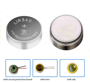 Pile bouton rechargeable BELICELL LIR840 18mAh 3.7V pour appareils électroniques, électroménager et aides auditives 500 - Product Image 2