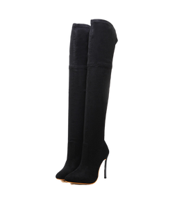 CSB44 di <span class=keywords><strong>Grandi</strong></span> dimensioni sexy sopra il ginocchio stivali da <span class=keywords><strong>donna</strong></span> stretch <span class=keywords><strong>scarpe</strong></span> - Product Image 2