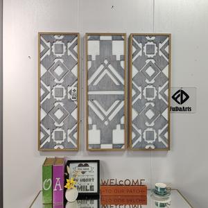 93x32cm नक्काशीदार लिविंग रूम डाइनिंग रूम होमस्टे सोफा पृष्ठभूमि दीवार और दीवार लटका सजावटी पेंटिंग - Product Image 4