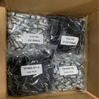 Kit de réparation de valve de capteur TPMS de remplacement, valve en caoutchouc TPMS pour le contrôle de la pression des pneus