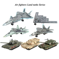 Kit de construction de modèle d'avion militaire moderne MOC 1/72, série militaire, hélicoptère de combat AH-64 Apache, Force aérienne, blocs de construction