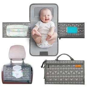 Baby Portable Diaper Changing Pad - Baby Changing Pad & Diaper Changer Travel Bag