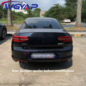 Conjunto de alerón de parachoques trasero WGYAP OEM para Volkswagen para Passat Variant Alltrack B8 nueva actualización 3G0 807 521 <span class=keywords><strong>F</strong></span> <span class=keywords><strong>B</strong></span> D <span class=keywords><strong>R</strong></span> M K GRU - Product Image 4