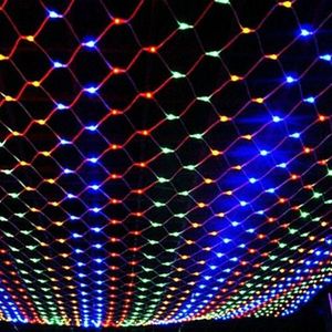 All'ingrosso 3x2m esterno fata maglia natale luci nette 192 <span class=keywords><strong>led</strong></span> tonalità bianco festa di natale decorazione di nozze alimentato a corrente alternata - Product Image 4
