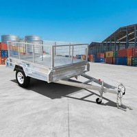 Remolque tipo jaula estilo australiano OEM |   Fabricación de Remolques de Caja Galvanizados Personalizados