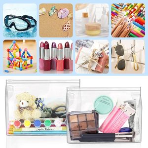 Sacs et étuis cosmétiques en PVC transparent, solution de rangement pratique et élégante pour vos produits de beauté - Product Image 6
