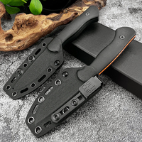 Couteau droit multifonctionnel de survie en milieu sauvage, couteau tactique d'aventure en jungle en acier inoxydable, outils de camping en plein air