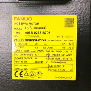 ใหม่ต้นฉบับ FANUC AC เซอร์โวมอเตอร์ A06B-0268-B705 - Product Image 2