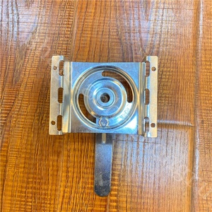Poignée carrée flexible en <span class=keywords><strong>fonte</strong></span> d'acier galvanisé pour climatisation, couleur argentée, plaquée zinc, pour le contrôle du volume et l'économie d'énergie - Product Image 2