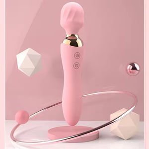 Potente Vibrador Femenino con Carga USB, Doble Cabezal, 10 Modos de Vibración, Estimulación del Punto G y del Clítoris, Varita Masajeadora - Product Image 3