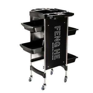 Equipo de Salón de Belleza al por Mayor X11-2, Carrito de Salón Negro para Peluquería - Product Image 6