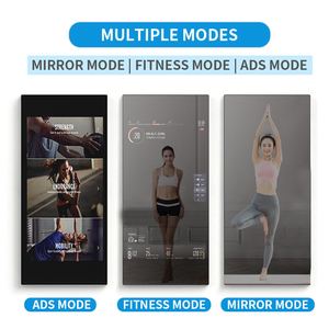 Espejo Inteligente para Fitness en Casa con Pantalla LED <span class=keywords><strong>AI</strong></span> 1920x1080, Wi-Fi, Bluetooth, de Pie, para Uso en Interiores, Pérdida de Peso, Marco Metálico, App - Product Image 2