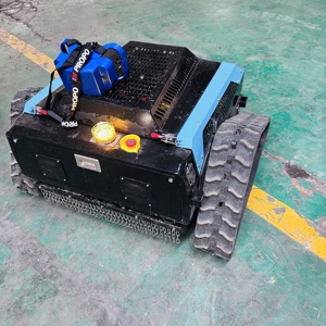 Livraison Gratuite Robot Tondeuse à Gazon Intelligent Télécommandé Mini Tracteur Zéro Turn Lame de Chasse-neige à Essence Y14-750 Capacité de Montée Inégalée - Product Image 5