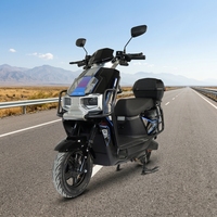 Motocyclettes sportives électriques 72V 2000W 80 km/h 100 km d'autonomie Garantie d'usine CKD CBU