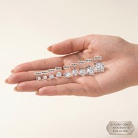Collier en argent pur S925 avec moissanite couleur D VVS1 certifiée GRA, pendentif mixte, bijoux pour femme, cadeau