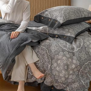 100% Cotton <strong>Grey</strong> Jacquard Weave Boho <strong>Duvet</strong> <strong>Cover</strong> Set Soft Cooling Luxury Bedding <strong>Duvet</strong> <strong>Cover</strong> Microfiber Comforter <strong>Cover</strong> - Product Image 5