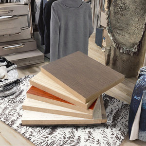 Panneau MDF moderne, résistant à l'humidité, pour l'intérieur, en fibres de bois de densité moyenne, durable, pour armoire, placard, revêtement mural intérieur - Product Image 2