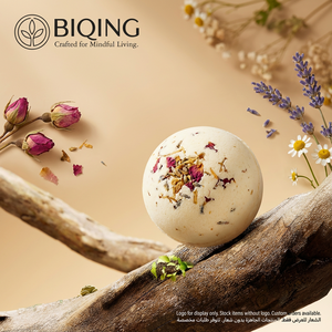 บาธบอมบ์ส่วนผสมจากธรรมชาติ 100% ขายส่ง 3 ชิ้น ของขวัญวันแม่ กล่องของขวัญสปาเกลือ Epsom ชุดกล่องของขวัญสปาเกลือ - Product Image 3