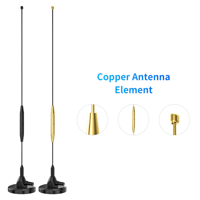 Omni Directional Long Range 10dbi Gsm Outdoor Antenna Dual Band Mimo Loop Mounted Base Sucker Lte Gsm 5g 4g Magnetic Antenna