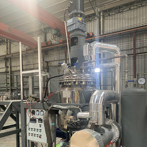 Reactor de acero inoxidable, tanque de mezcla vertical de trabajo, reactor de pegamento para sellador de butilo de fusión en caliente - Product Image 3