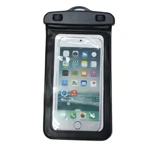 Wholesale Custom Logo PVC Waterproof Smartphone Plastic Dry Bag Water Proof Phone Case For Diving Beach