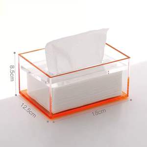 Boîte à mouchoirs <span class=keywords><strong>rectangulaire</strong></span> de vente chaude pour le stockage de mouchoirs au bureau - Product Image 1