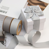 Vente en gros ruban gros-grain double face quatre couleurs unies largeur 38mm 4cm pour emballage cadeau décoration de boîte cadeau