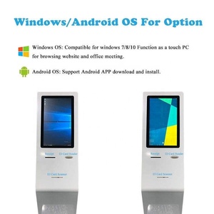 Large Lcd Touch Screen <b>Printer</b> Inquiry Machine Self Service POS Kiosk <b>Card</b> - Product Image 4