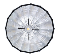 Kit d'éclairage Nicefoto Led-120cm avec boîte à lumière parabolique profonde et grille pour la photographie, monture Bowens