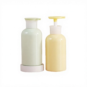 In Stock 300ml Cylinder Plastic Color <b>Hand</b> Soap Bottle Lotion Pump <b>Sprayer</b> for Body Shampoo Conditioner & Skin Care - Product Image 3