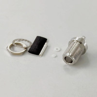 Connecteur coaxial femelle N de type Bulkhead en laiton à faible PIM pour câbles RG142, RG223, RG400 – Fabrication de câbles électriques pour antennes