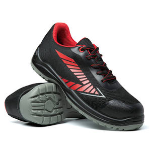 Vendita calda all'aperto della caviglia bassa degli uomini su ordinazione della fabbrica Sneakers sportive nere scarpe di sicurezza della punta in acciaio per le fatiche - Product Image 6