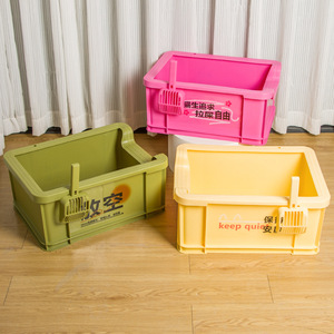 <b>Cat</b> <b>Litter</b> Box Rectangle 100 L Large Capacity Odor Control Durable Easy Clean For <b>Cats</b> - Product Image 2