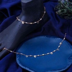 Chaîne de cheville au design élégant, bijou de mode délicat, chaîne de cheville tendance, bijou de pied stylé, accessoire cadeau élégant - Product Image 1