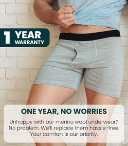 Boxers pour homme CELINNE en laine mérinos, séchage rapide, ouverture frontale, évacuation de l'humidité, confort rafraîchissant, sous-vêtements pour homme - Product Image 5