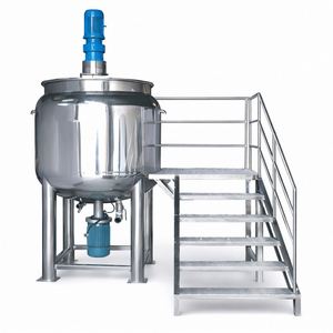 Ligne de production de détergent à lessive, machine à fabriquer du savon liquide, équipement de mélange de shampoing avec homogénéisateur - Product Image 5