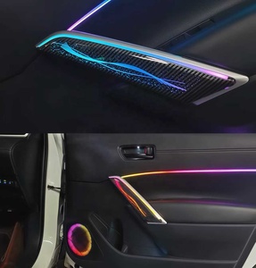 SJC 64 couleurs, éclairage ambiant pour voiture, pour Toyota <span class=keywords><strong>Corolla</strong></span> Cross/Frontlander <span class=keywords><strong>2022</strong></span>-2024, LHD/RHD, accessoires de décoration lumineuse d'ambiance - Product Image 3