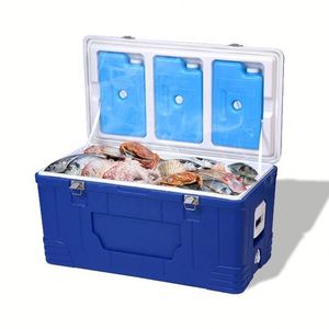 Outdoor 80L Large Capacity <b>Cooler</b> <b>Box</b> for Camping Travel High Quality Stronger Sealing Fishing <b>Cooler</b> <b>Box</b> - Product Image 2