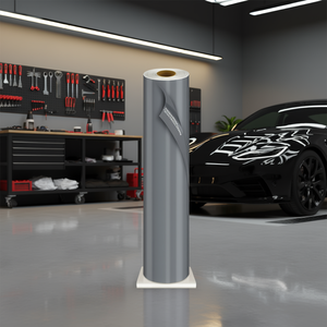 Vinilo Gris Brillante para Automóviles, Anti-Burbujas, 1.52m de Ancho x 50m de Largo, Color Único, Marca Ejet, para Protección Exterior de Vehículos - Product Image 2