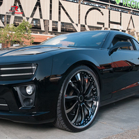 Jantes forgées personnalisées de 20, 22 et 24 pouces, 5x115, noires, usinées, directionnelles, pour Dodge Charger, Challenger, Chrysler 300, voitures de luxe