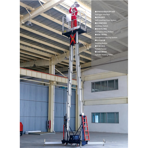 Plataforma Elevadora Hidráulica de Doble Columna de Aleación de Aluminio para Andamios de Construcción, Mantenimiento en Altura y Elevación Estándar - Product Image 6